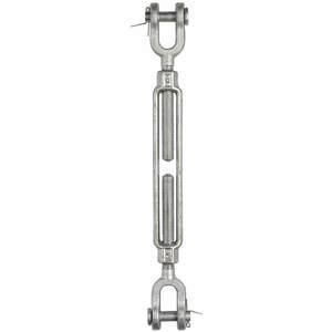 CHICAGO HARDWARE 03098 4 Turnbuckle Jaw Jaw Galvanised 3/4 x 6 In | AF2YYX 6ZFJ6