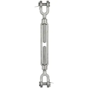 CHICAGO HARDWARE 03107 3 Turnbuckle Jaw Jaw Galvanised 3/4 x 18 In | AF2YZA 6ZFJ9