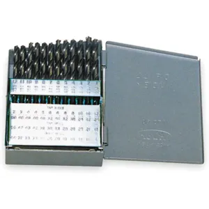 CLE-LINE C21123 Jobber Drill Set 60 Piece Wire High Speed Steel 118 Degrees | AB8WMR 2A736