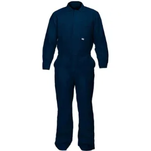 CHICAGO PROTECTIVE APPAREL 605-IND-N- M Flame-Resistant Coverall Navy Blue M | AH2AAC 23TN37