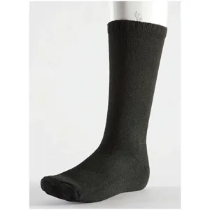 CHICAGO PROTECTIVE APPAREL CX-56-22 Flame-Resistant Socks Unisex One Size Black PR | AH3QFB 32XU85