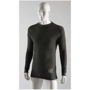 CHICAGO PROTECTIVE APPAREL CXA-54C Flame-Resistant Base Layer Crewneck Shirt M Gray | AH3QFP 32XU97