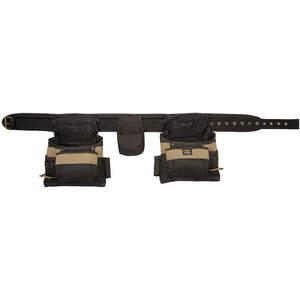 CLC 1604 Tool Belt 29-46 Inch Waist Poly Black 4 Piece | AG9ZLR 23NJ29