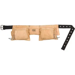 CLC 527X Tool Belt Apron 12 Pockets Tan Webbeb | AH8DAG 38GV40