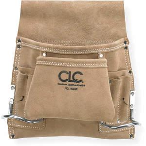 CLC I823X Nagel-/Werkzeugtasche, 8 Taschen, hellbraunes Wildleder | AE4KRA 5LF27