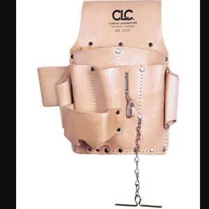 CLC W500 Tool Pouch Top Grain Leather 6 Pocket | AA6CBX 13R626