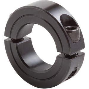 CLIMAX METAL PRODUCTS 2C-025 Shaft Collar Clamp 2 Piece 1/4 Inch Steel | AF8ZKJ 29NX78