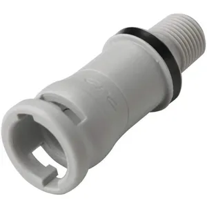 COLDER PRODUCTS COMPANY NS2D100212 Coupler Polypropylene Gray Push In | AG9ZBZ 23MH95