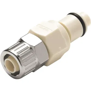 COLDER PRODUCTS COMPANY PLCD2000612 Coupler Polypropylene Natural Push In | AG9ZAN 23MH61