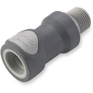 COLDER PRODUCTS COMPANY NS6D10008 Inline Coupler Polypropylene Shut-off | AC4AYP 2YDR7