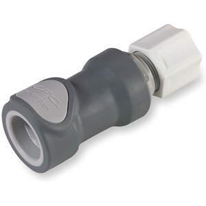COLDER PRODUCTS COMPANY NS6D13008 Inline Coupler Polypropylene Shut-off | AC4AYQ 2YDR8