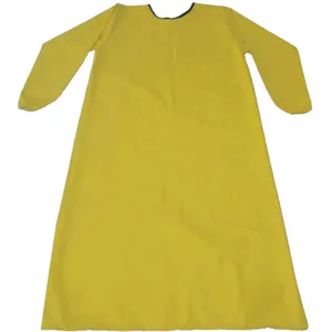 CONDOR 11G031 Smock Apron Yellow 46-1/2 Inch Length | AA3AVP