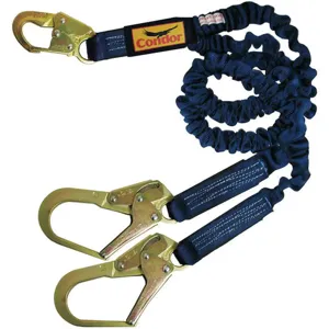 CONDOR 19F387 Lanyard 2 Leg Polyester Blue | AA8NHC