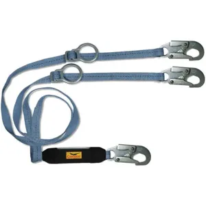 CONDOR 19F389 Lanyard 2 Leg Polyester Pvc Blue/black | AA8NHE