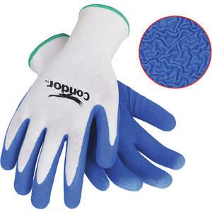 CONDOR 19L449 Coated Gloves Xxl White/blue Pr | AA8QCP