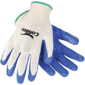 CONDOR 19L532 Coated Gloves L Nature/blue Pr | AA8QFL