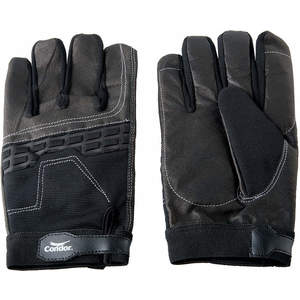 CONDOR 1AGG7 Anti-Vibrations-Handschuhe S Schwarz/Gold 1 Paar | AA8VCX