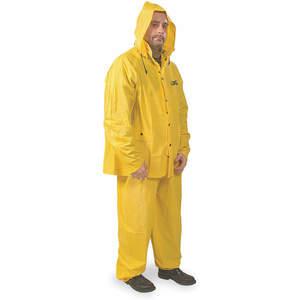 CONDOR 3AK84 3 Piece Rainsuit With Detachable Hood Yellow Xl | AC8JAD