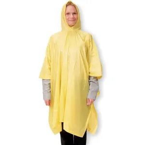 CONDOR 1EJY3 Rain Poncho With Hood Yellow Universal | AA9PPE