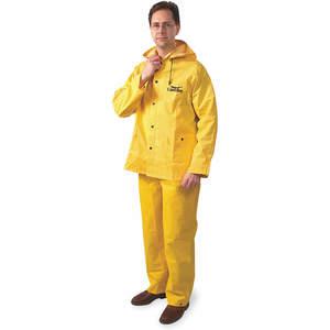 CONDOR 5T912 3 Piece Rainsuit With Detachable Hood Yellow M | AE6HZE