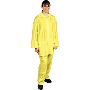 CONDOR 2RB38 3 Piece Rainsuit With Detachable Hood Yellow Xl | AC3BHF