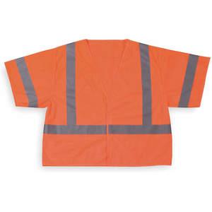 CONDOR 1YAR4 High Visibility Vest Class 3xl Orange | AB4HGR