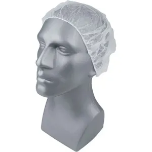 CONDOR 23KX06 Bouffant Cap Polypropylene 18 Inch White - Pack Of 1000 | AB7HDZ