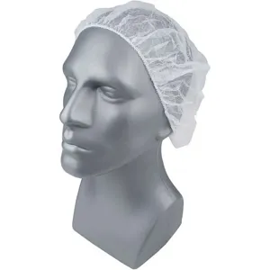 CONDOR 23KX11 Bouffant Cap Polypropylene 21 Inch White - Pack Of 1000 | AB7HEE