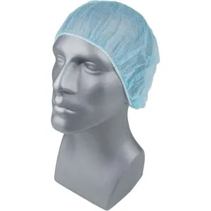 CONDOR 23KX12 Bouffant Cap Polypropylene 21 Inch Blue - Pack Of 1000 | AB7HEF