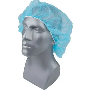 CONDOR 23KX28 Bouffant Cap Polypropylene 28 Inch Blue - Pack Of 1000 | AB7HEY