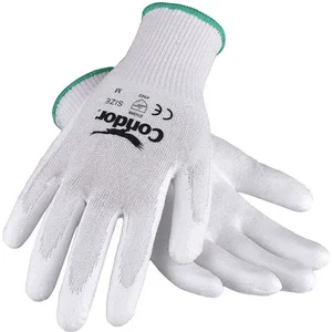 CONDOR 29JV87 Cut Resistant Gloves M Polypropylene Hppe Pr | AB8VNL