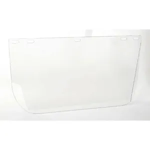 CONDOR 2AUB6 Faceshield Visor Polycarbonate Clear 8 x 15-1/2in | AB9BDW