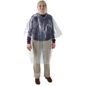 CONDOR 2ELD5 Disposable Poncho Clear - Pack Of 24 | AB9PTD