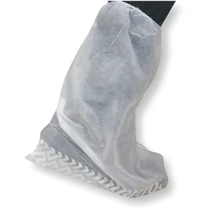 CONDOR 2KTU4 Boot Covers Slip Resistant 1 Size White - Pack Of 200 | AC2JYZ