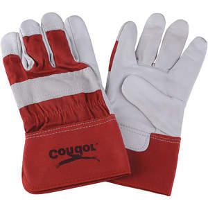 CONDOR 2MDE1 Lederhandschuhe Ziegenleder Rot/Weiß XL Pr | AC2QYC