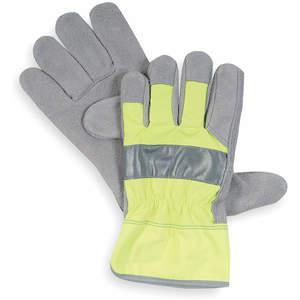 CONDOR 2RA30 Leather Gloves Cowhide Hi Visibility Lime Xl Pr | AC3AZR