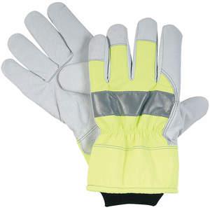 CONDOR 2RA33 Cold Protection Gloves Xl Hi Visibility Green Pr | AC3AZU