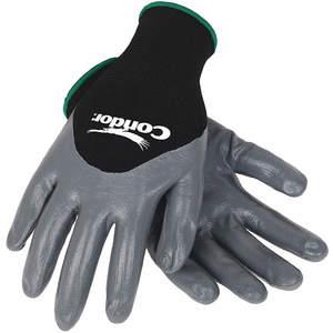 CONDOR 2UUE2 Beschichtete Handschuhe S Schwarz/Grau Pr | AC3MTX