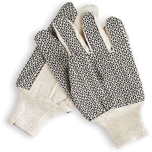 CONDOR 6AF50 Canvas Gloves Poly/cotton L White Pr | AE7RZU