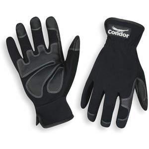 CONDOR 2XRR8 Mechanics Gloves Spandex Full Black S 1 Pair | AC3ZDR