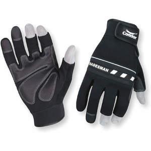 CONDOR 2XRW6 Mechanics Gloves 3-finger Black 2xl 1 Pair | AC3ZED