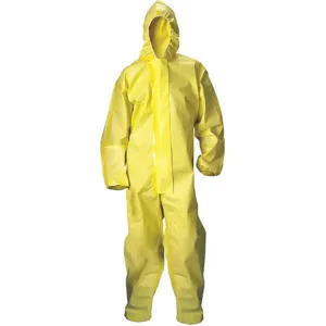 CONDOR 30LU95 Hooded Coverall Yellow 3XL PK6 | AH2WXD