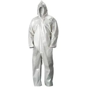 CONDOR 30LV54 Hooded Coverall White XL PK12 | AH2WZR