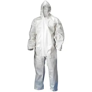 CONDOR 30LV61 Hooded Coverall White 2XL PK6 | AH2WZZ