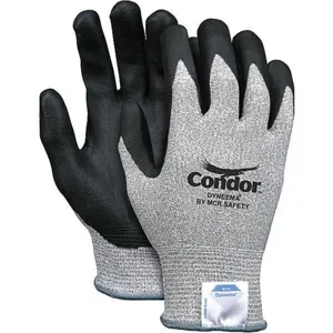 CONDOR 30YP37 Cut Resistant Gloves Gray/Black XXL PR | AH3AYY