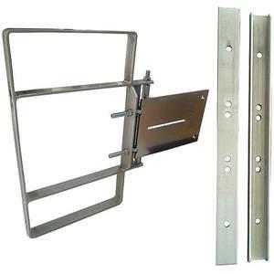 CONDOR 31TT65 Adjustable Safety Gate Galvanised Steel 2-1/2 Inch Width | AH3FZD