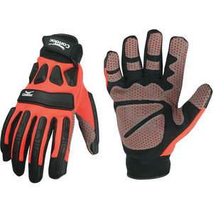 CONDOR 33J501 Mechaniker-Handschuhe, gut sichtbar, Orange, S | AC6EQM