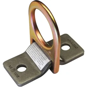 CONDOR 35KU73 D-Ring Plate Anchor Unplated Alloy Steel | AH4TRD