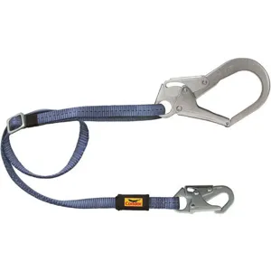 CONDOR 35KU75 Restraint Lanyard with Rebar Hook 5000lb | AH4TRF