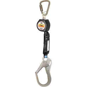 CONDOR 35KU98 Self Retracting Lifeline Steel Rebar Hook 5000 lb Carabiner | AH4TRZ